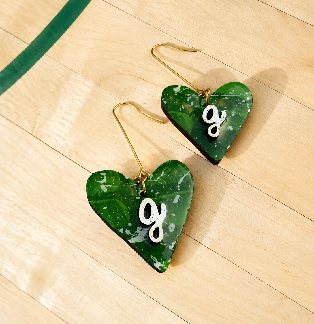 Initial Heart Dangles